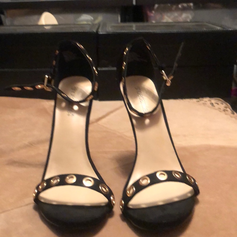 Sexy Metal Adorned Sandals